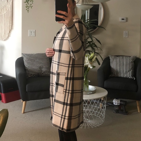 Pink Martini Sweaters | Pink Martini Plaid Cardiganfall Coat | Poshmark